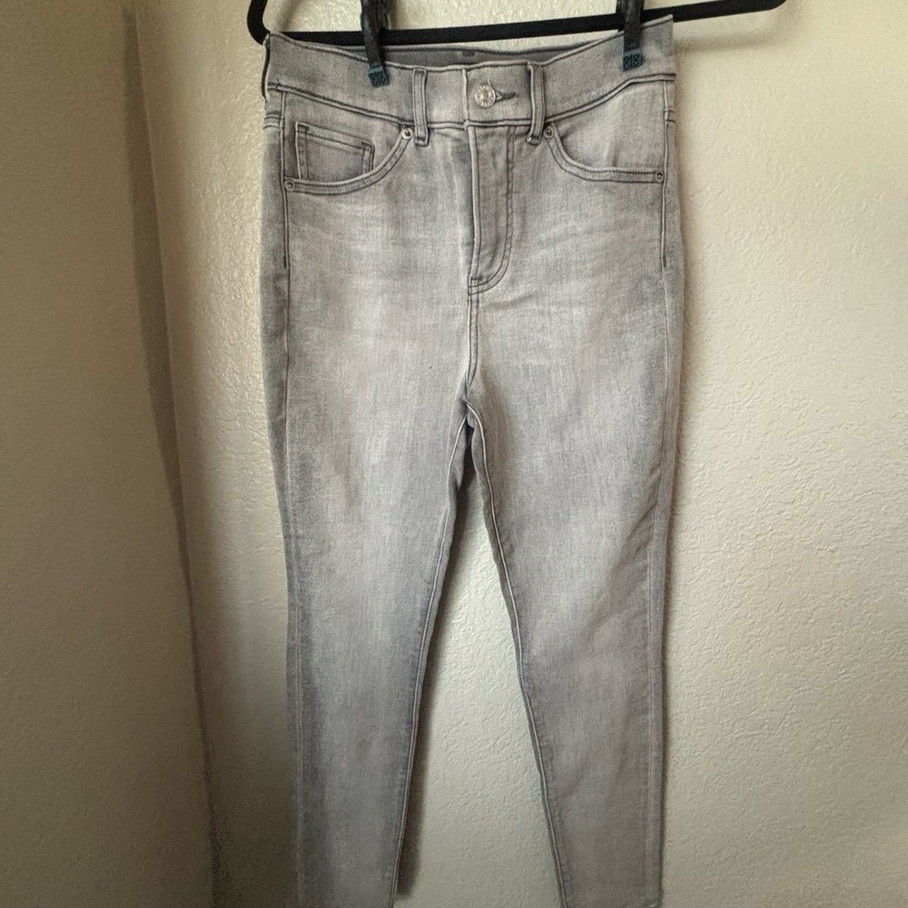 Express Grey High Rise Skinny Jeans Size‎ 2R